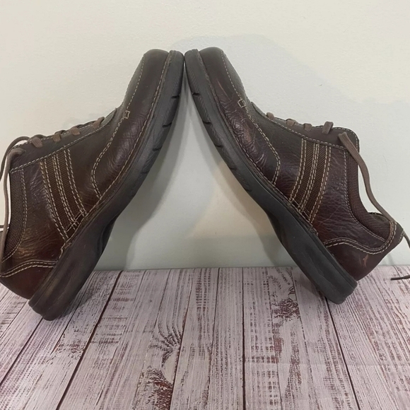 Clarks | Lace up OILY Leather Shoes Comfort SLOAN SIZE 11.5 CASUAL - Picture 11 of 11